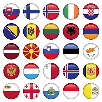 欧洲,圆,旗帜