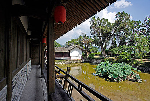 中国南方民居建筑局部