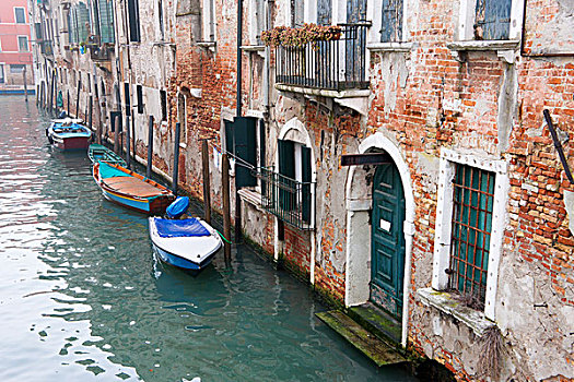 停泊,摩托艇,威尼斯,威尼托,意大利