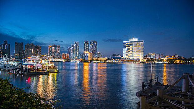 夜景,地标建筑