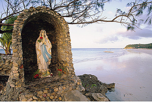 圣母玛利亚,神祠,海滩,长滩岛,菲律宾