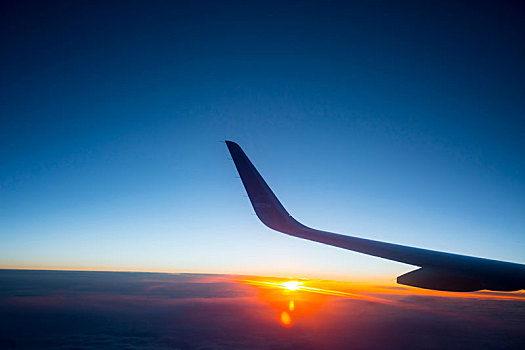 飞机,飞,子夜太阳,途中,冰岛
