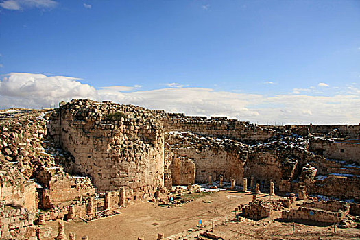 考古,挖掘,宫殿,荒芜,以色列