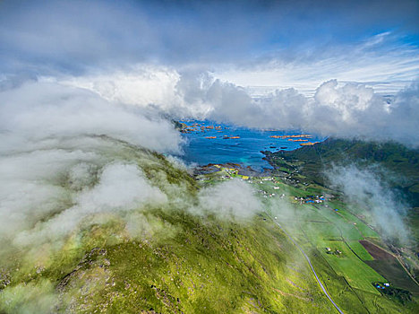 云,高处,罗弗敦群岛
