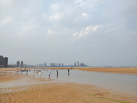 青岛城市阳台景区沙滩