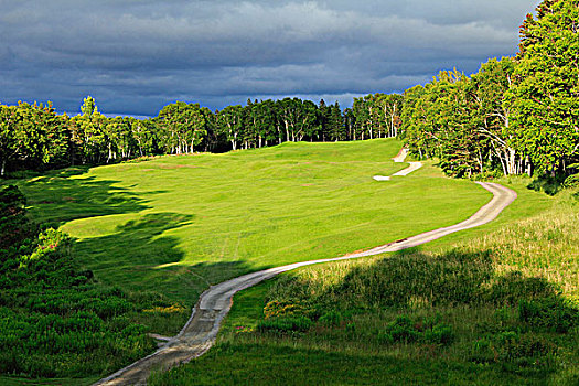 高尔夫球场,高地,布雷顿角岛,新斯科舍省,加拿大