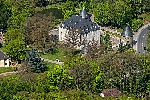 城堡,鲁尔区,北莱茵威斯特伐利亚,德国,欧洲