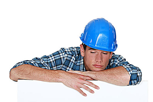 困,建筑工人