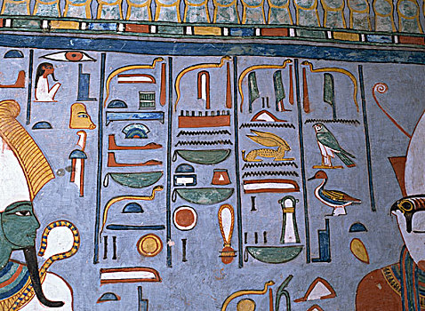 埃及,路克索神庙,帝王谷,拉美西斯,墓地,象形文字