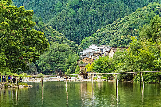 江西省景德镇市瑶里古镇居民住宅建筑景观