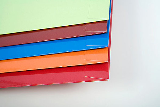 多彩,纸板,文件夹