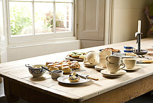 茶,住宿加次日早餐,康沃尔,英格兰,英国