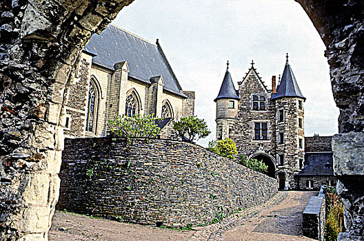 法国,曼恩-卢瓦尔省,安茹,城堡
