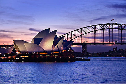 悉尼歌剧院,悉尼海港大桥,悉尼,新南威尔士,澳大利亚