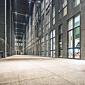 走廊,现代办公室,建筑