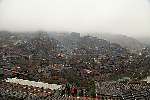 西江苗寨风雨廊桥