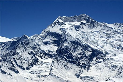 积雪,高山,顶峰,风景,安娜普纳地区,尼泊尔