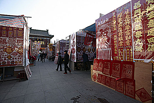 天津古文化街春节