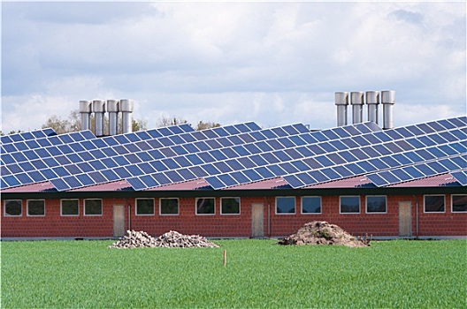 农场,太阳能电池板
