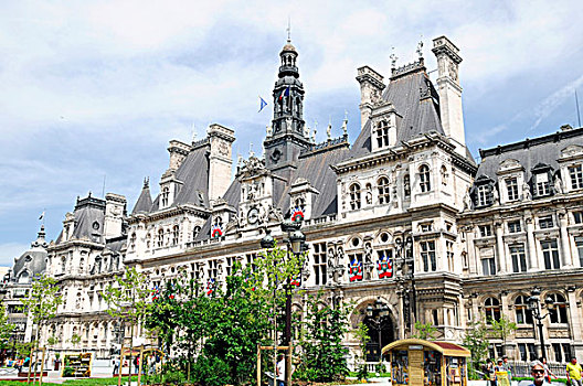 市政厅,德威饭店,巴黎,法国,欧洲