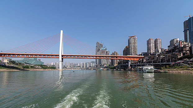 重庆,主城区,沿江,城市风光,大桥