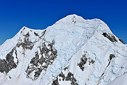 尖塔,库克山国家公园,南阿尔卑斯山,坎特伯雷,南岛,新西兰