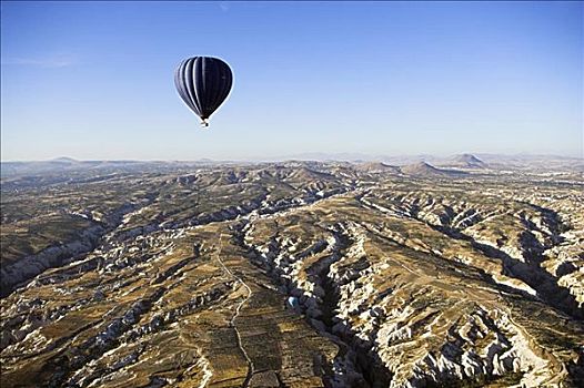 热气球,格雷梅山谷,卡帕多西亚,土耳其