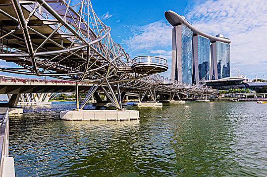 码头,湾,酒店,千禧桥,新加坡,印度尼西亚,亚洲