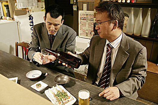 男人,日式,酒吧