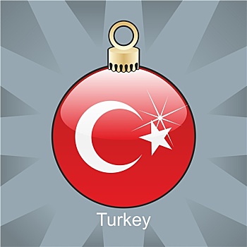 土耳其,旗帜,形状