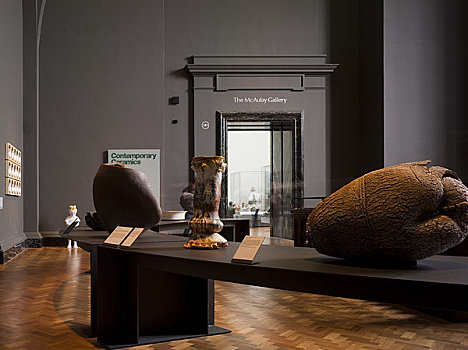 陶瓷,画廊,阶段,一个,伦敦,设计,大,现代,镶木地板