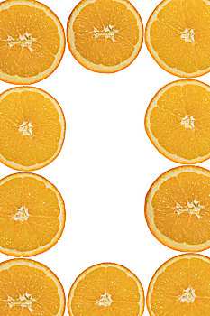 橙子切片图案