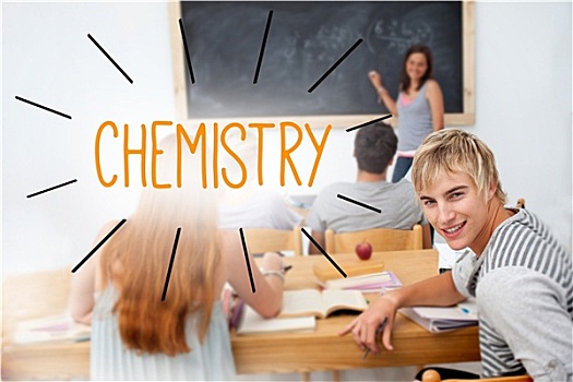 化学,学生,教室