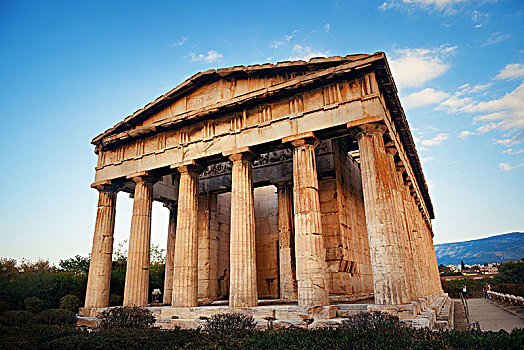 庙宇,特写,雅典,希腊