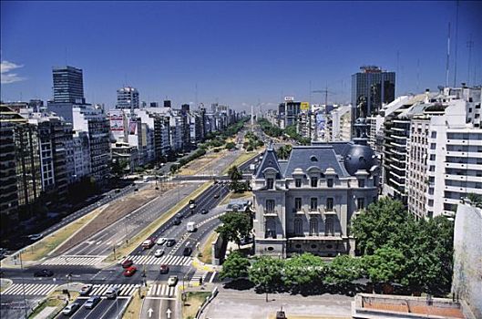 阿根廷,布宜诺斯艾利斯,七月,道路