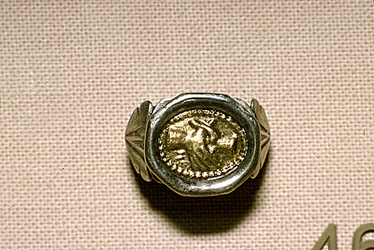 银,戒指,罗马,4世纪,艺术家,未知