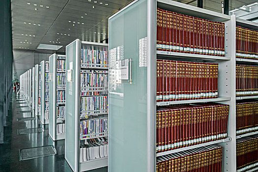 图书馆馆藏图书书架中国国家图书馆北京