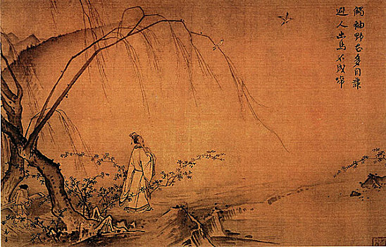 國畫花鳥山水人物動物