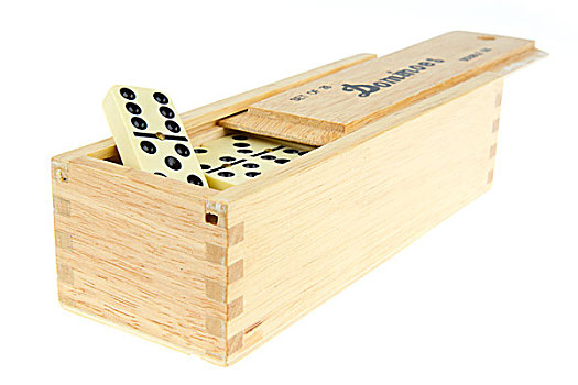多米诺骨牌,木盒