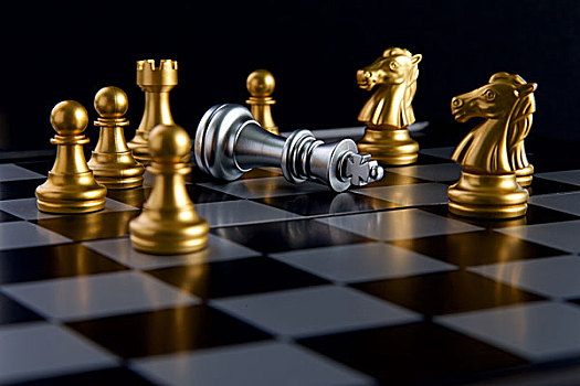 创意国际象棋静物摄影