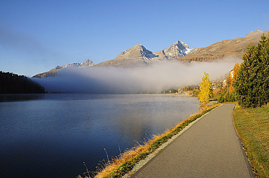 薄雾,上方,瑞士