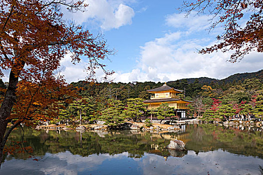 庙宇,金阁寺,京都,日本