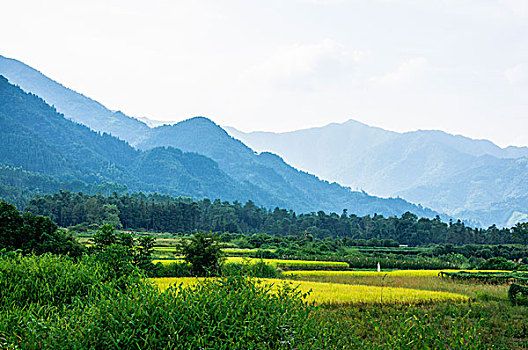 桂林山景秋色