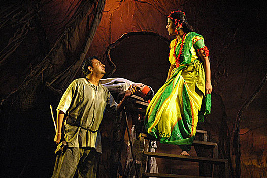 场景,孟加拉,戏剧,十二月,2004年