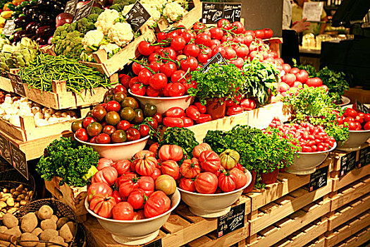 西红柿,市场,日内瓦