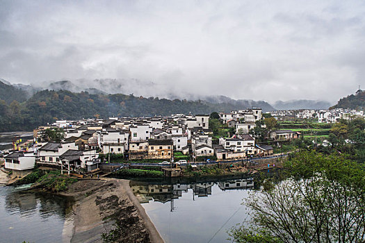 皖南山乡田园风光