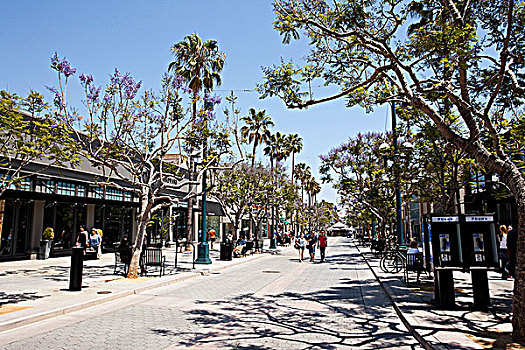 洛杉矶圣塔莫尼卡步行街