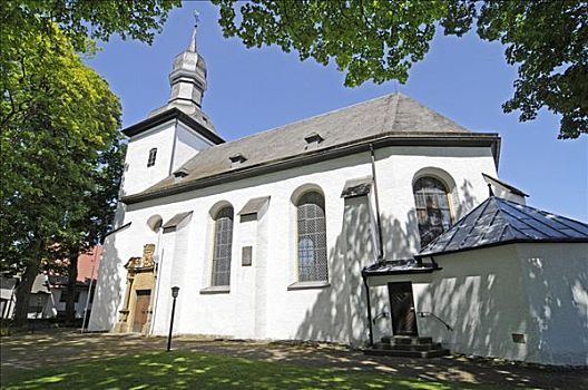 教堂,坏,藻厄兰,北莱茵威斯特伐利亚,德国,欧洲