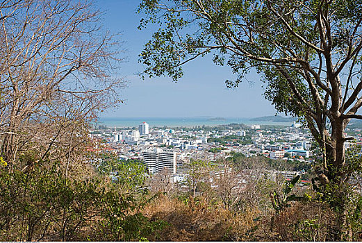 俯视,市区,普吉岛,泰国