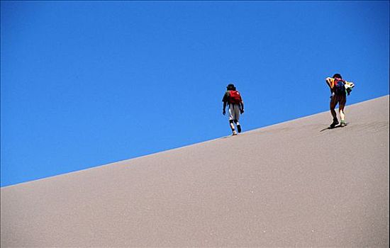 智利,阿塔卡马沙漠,跋涉